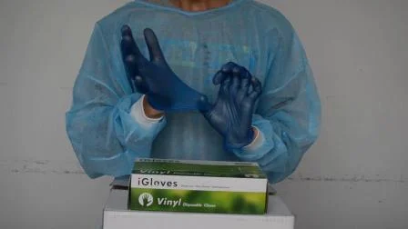 Powdered, Powder Free Vinyl Examination Gloves with CE En455 Certificate